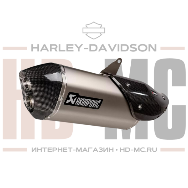 Выхлоп AKRAPOVIC Slip-On Line Muffler S-HD12SO1-HAFT